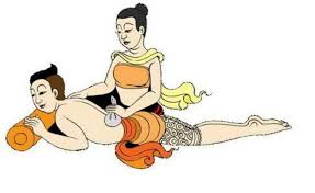 Illustration massage Thaîlandais