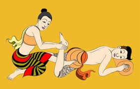 Illustration massage Thaîlandais